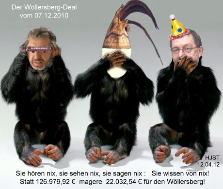 Drei WöllersbergAffen